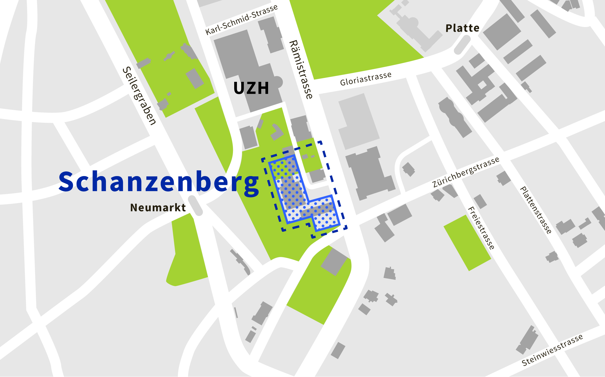 Areal Schanzenberg (Übersichtsplan)
