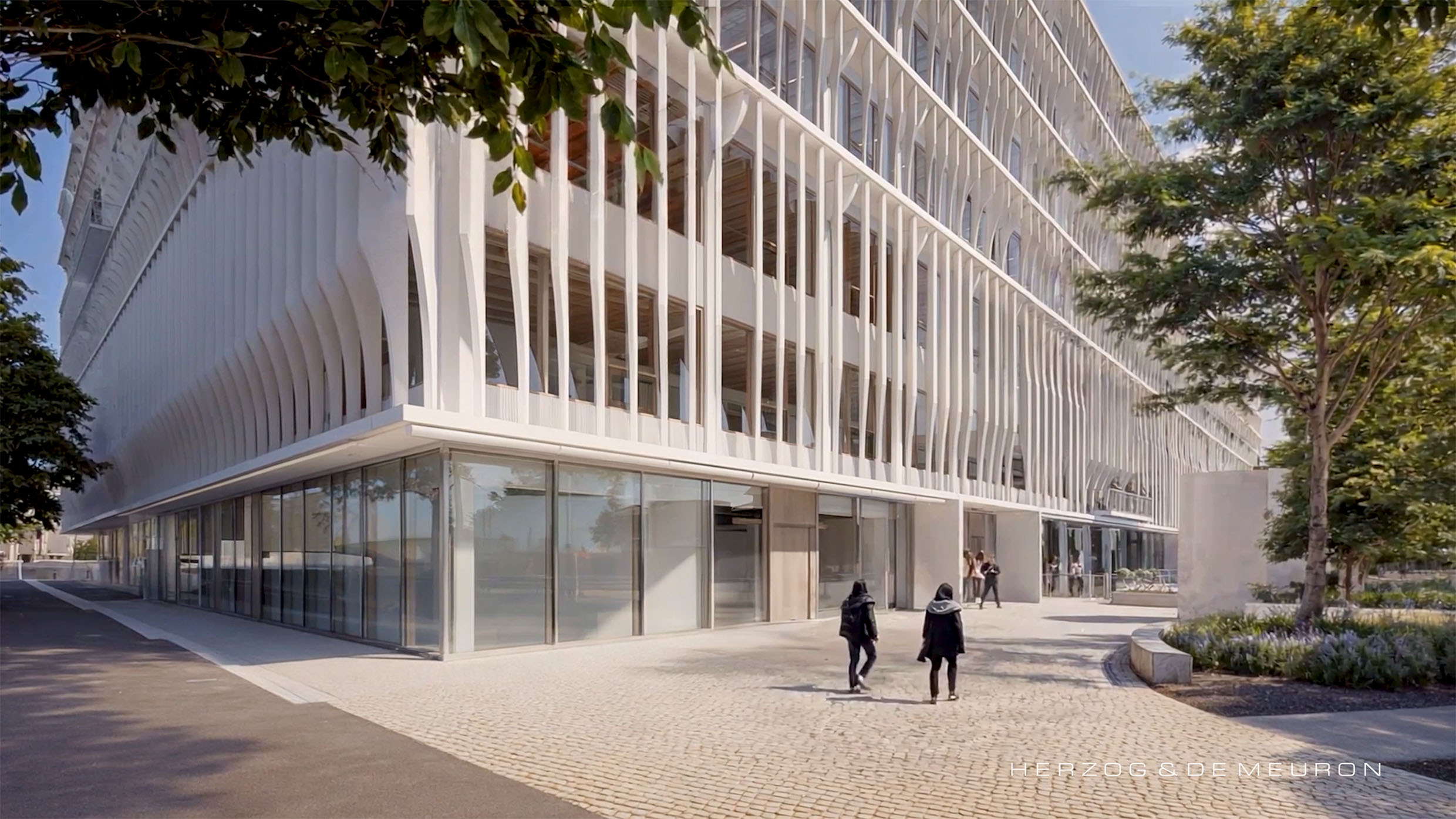 4-FORUM UZH - offene Stadtuniversitaet - Ansicht Ecke Gebaeude